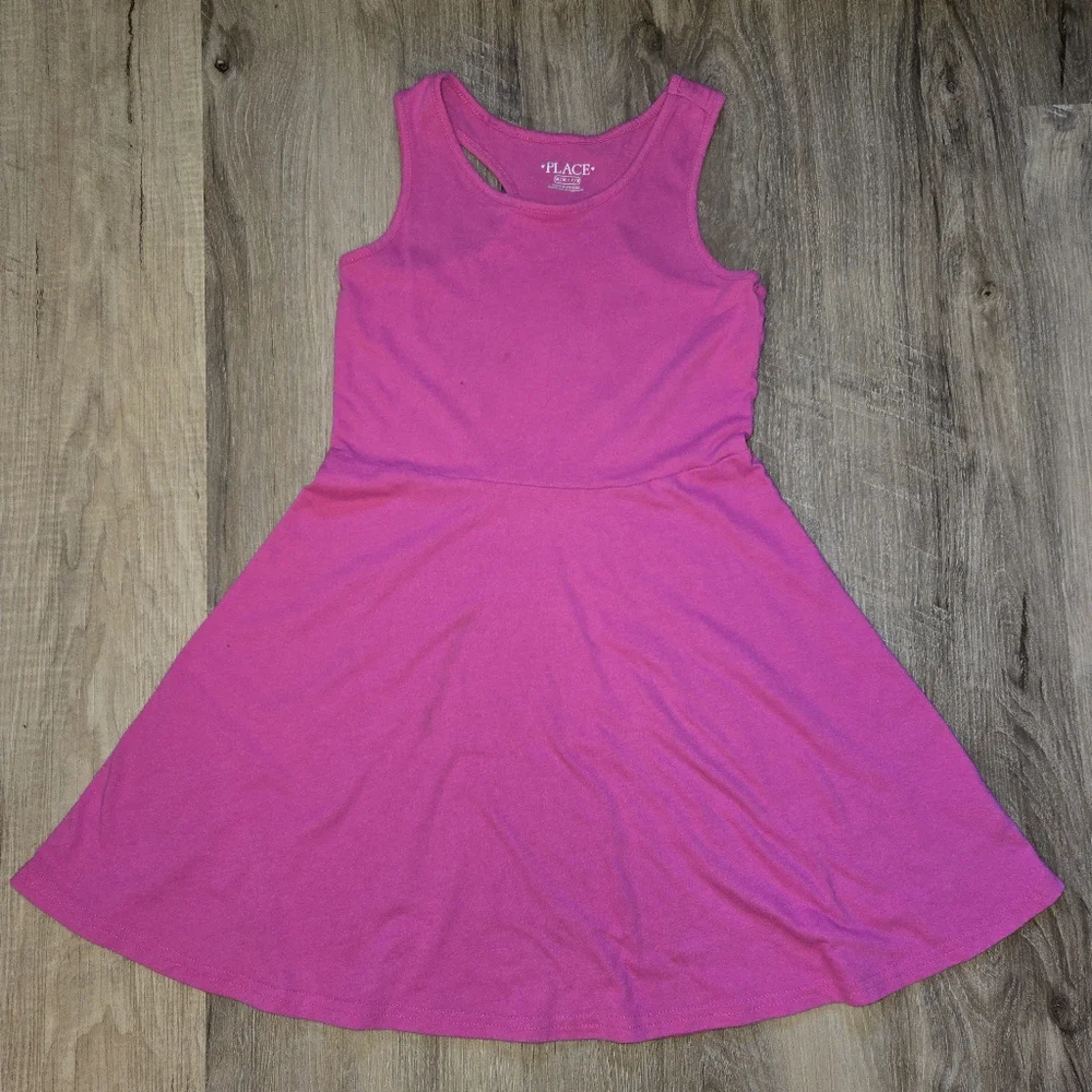 The Children's Place Everyday‎ Dress in Pink and Blue Dress Set of Two - Picture 3 of 16